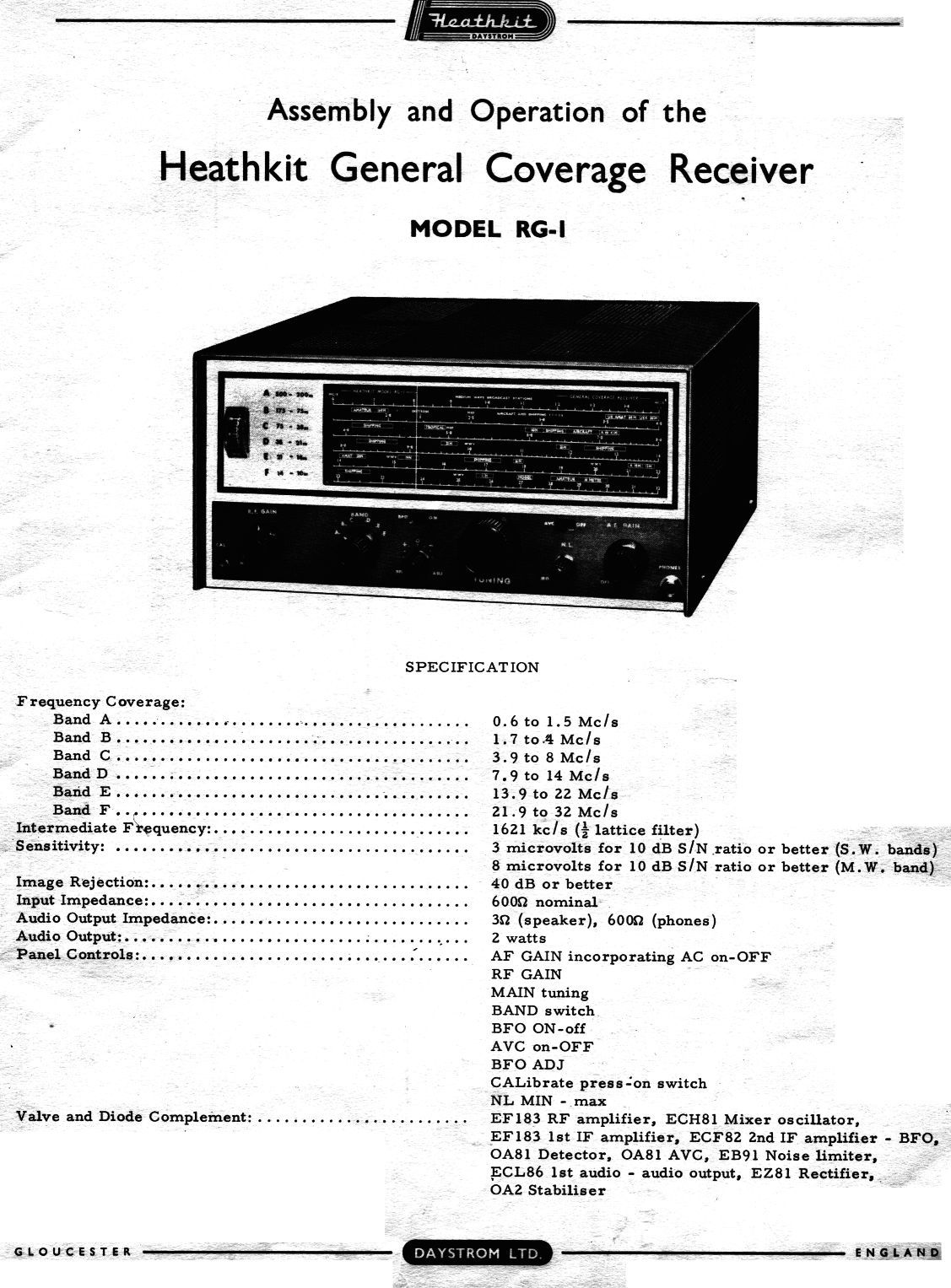 Heathkit RG-1